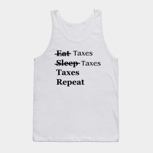 Tax accountant season women tax preparer accountant taxation Tank Top